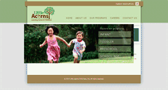 Desktop Screenshot of littleacornschildcare.com